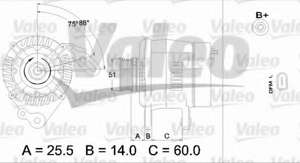 VALEO 437403 Alternator